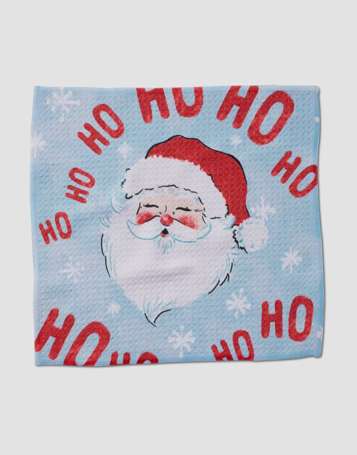 Geometry Kitchen Dishcloth | Santa Claus
