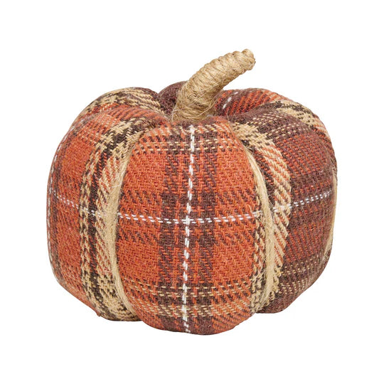 Autumn Plaid Pumpkin | Fabric