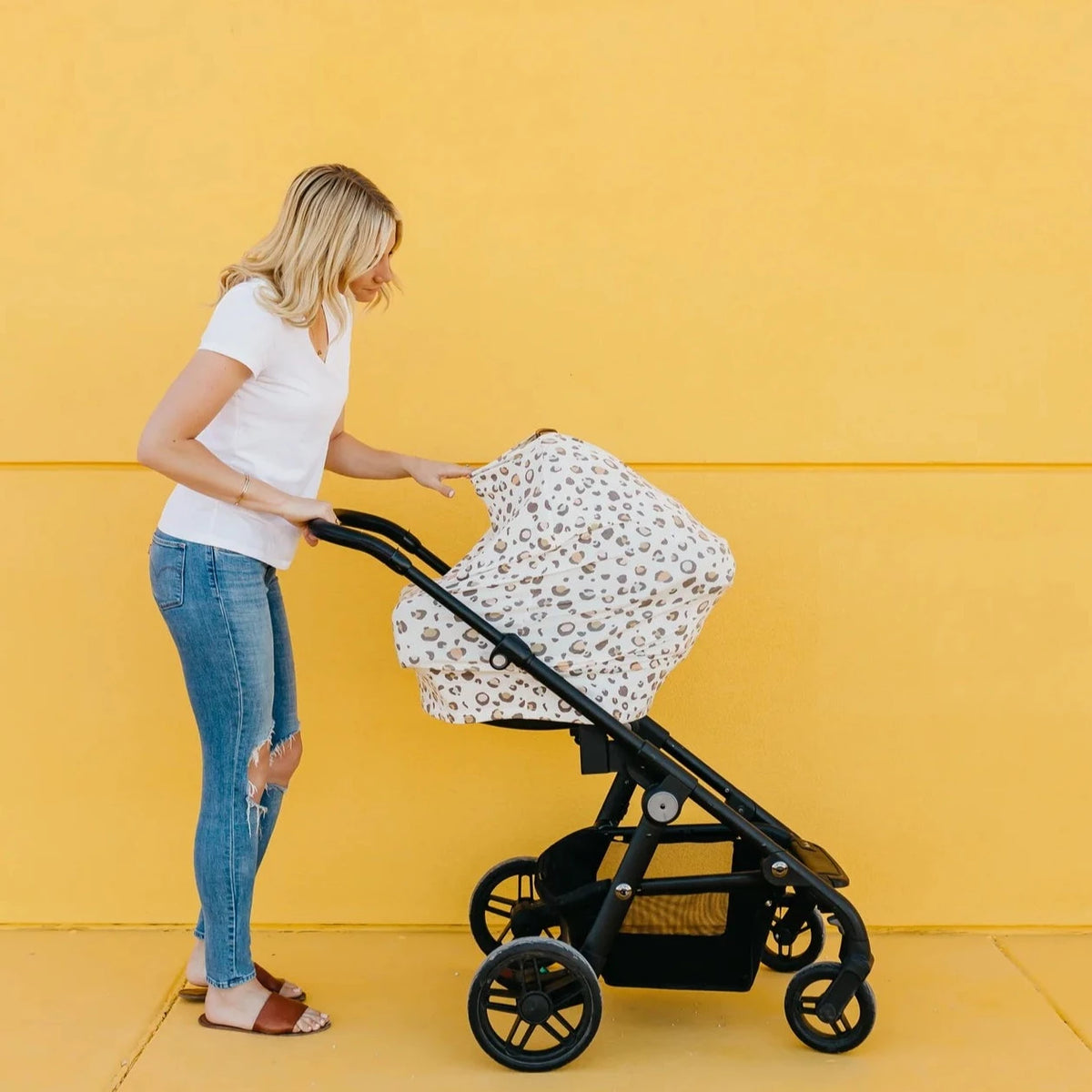 Millie Cheetah | Multi-Use Carseat Canopy &amp; Nursing Cover