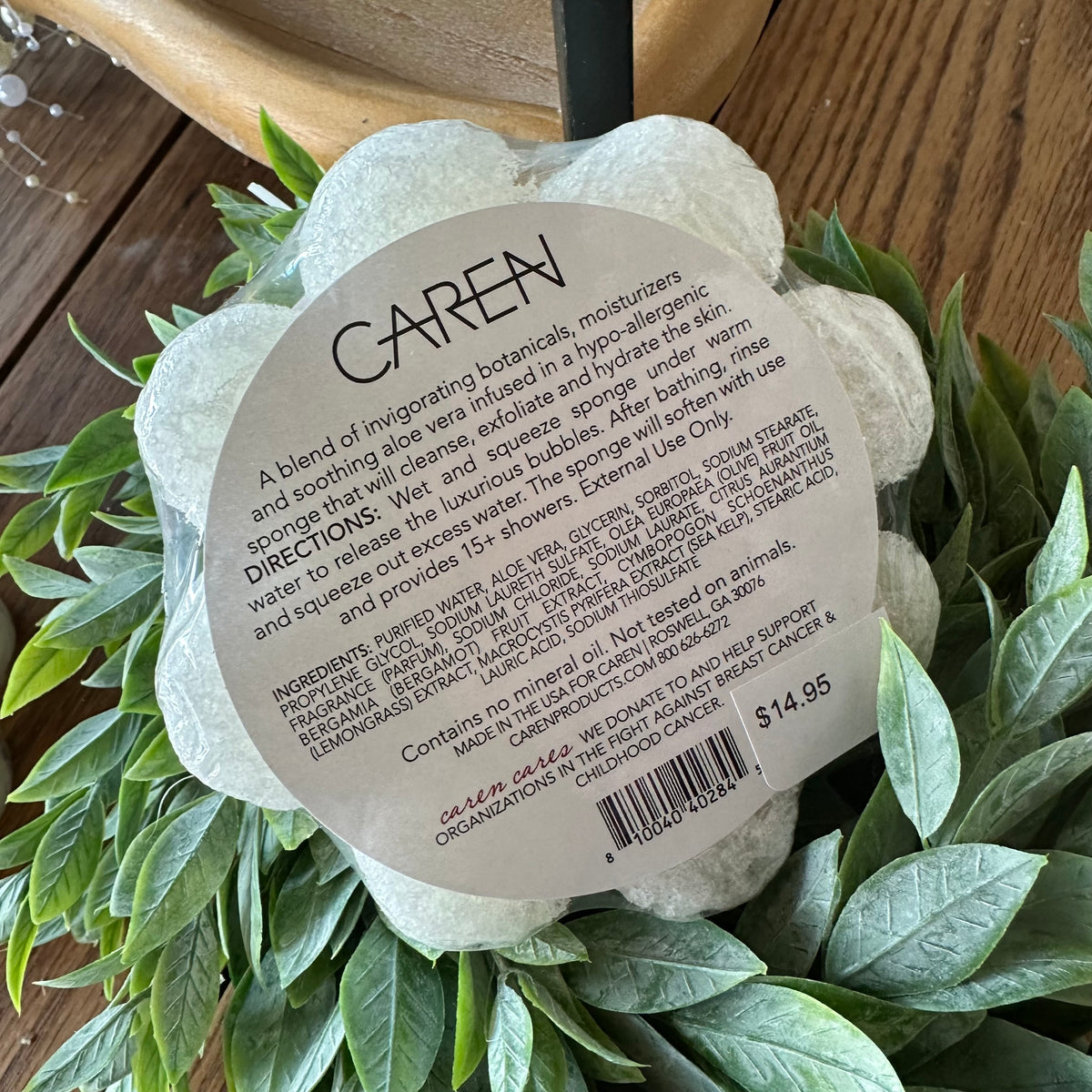 She Leaves A Little Sparkle | Shower Flower | Caren Body Products