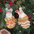 Gingerbread Santa Mitten Ornament