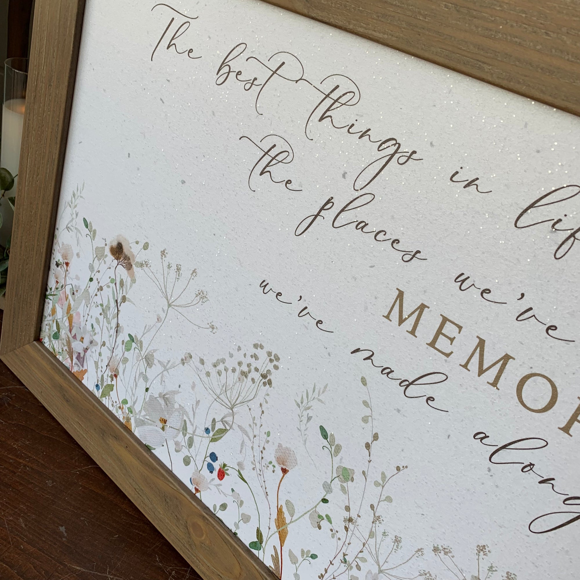 Memories Along the Way... | Framed Wall Art