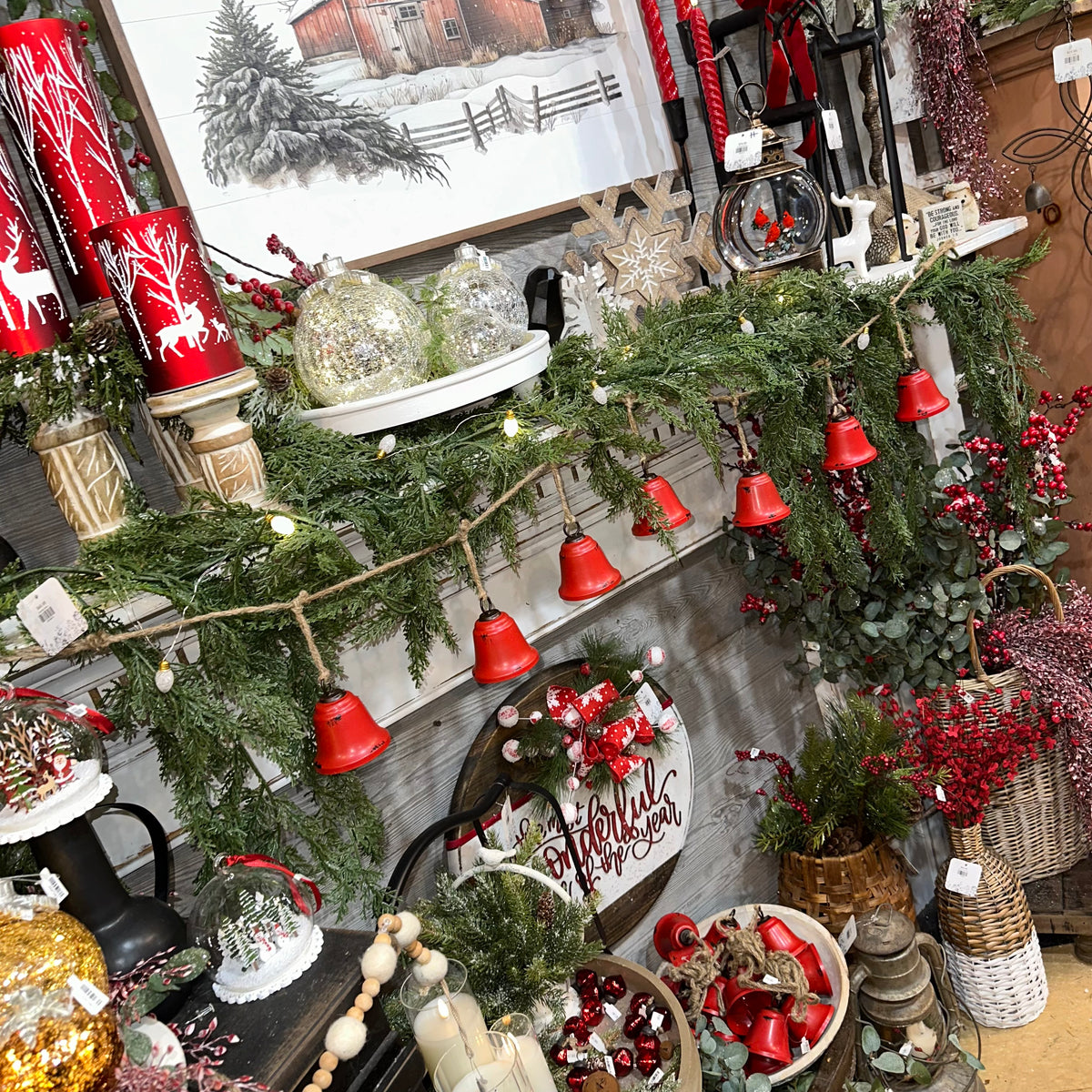 Bell Garland | Red | 4.5&#39;