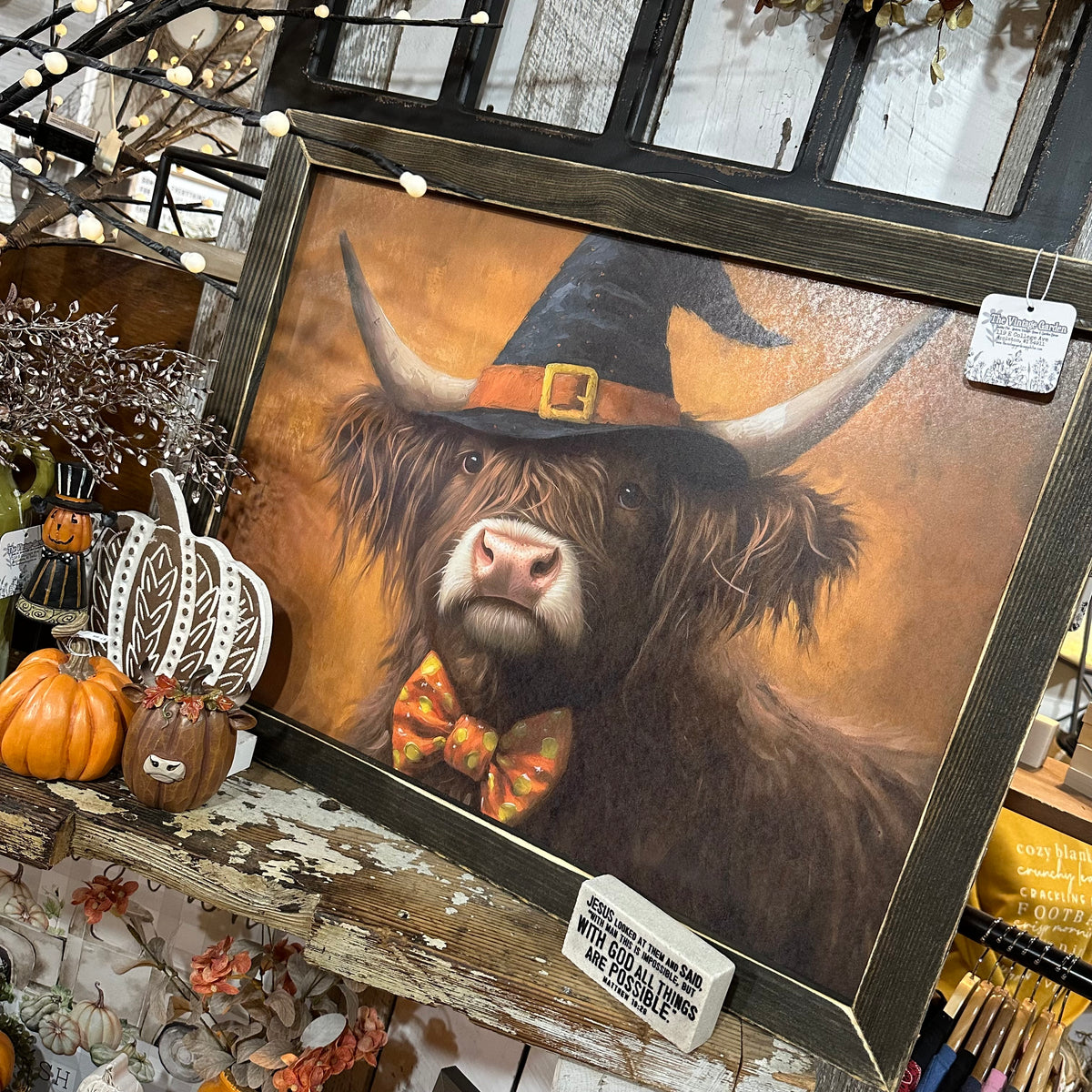 Harvest Highland Cow | Wall Art
