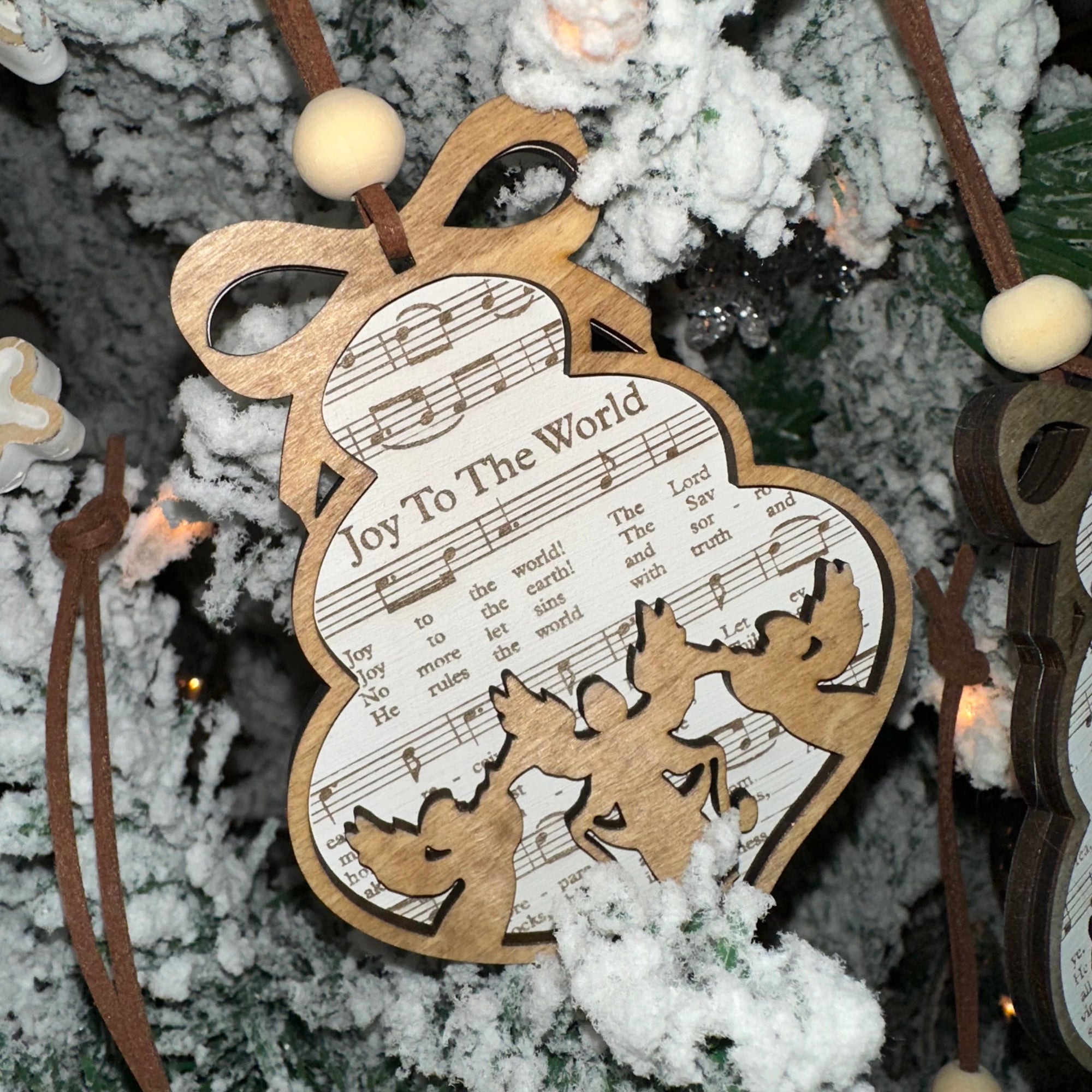 Christian Christmas Songs | Engraved Ornament
