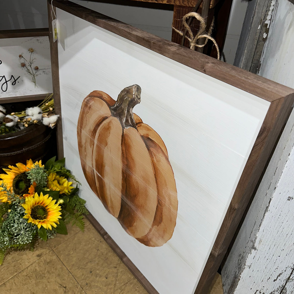 Orange Pumpkin | Wall Art