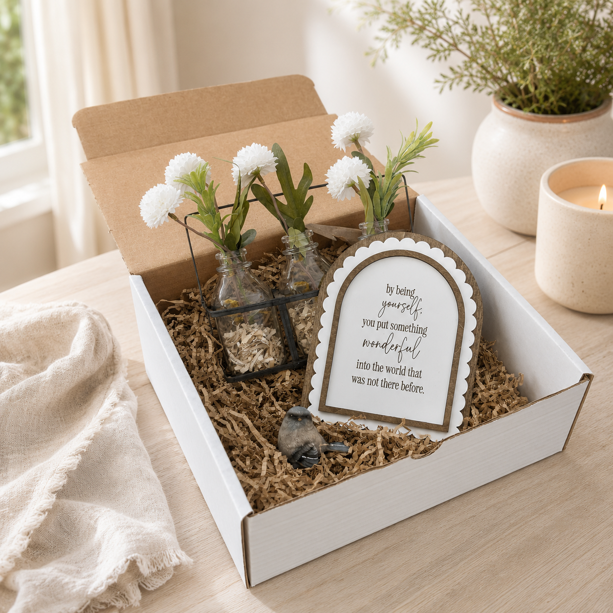You Put Something Wonderful Into the World | Inspirational Arch Sign