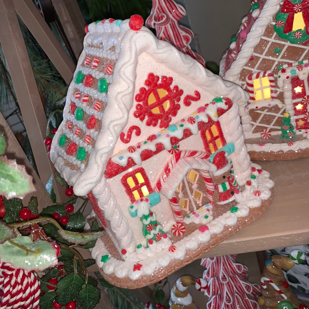 Gingerbread House | Lighted | 8.5&quot;