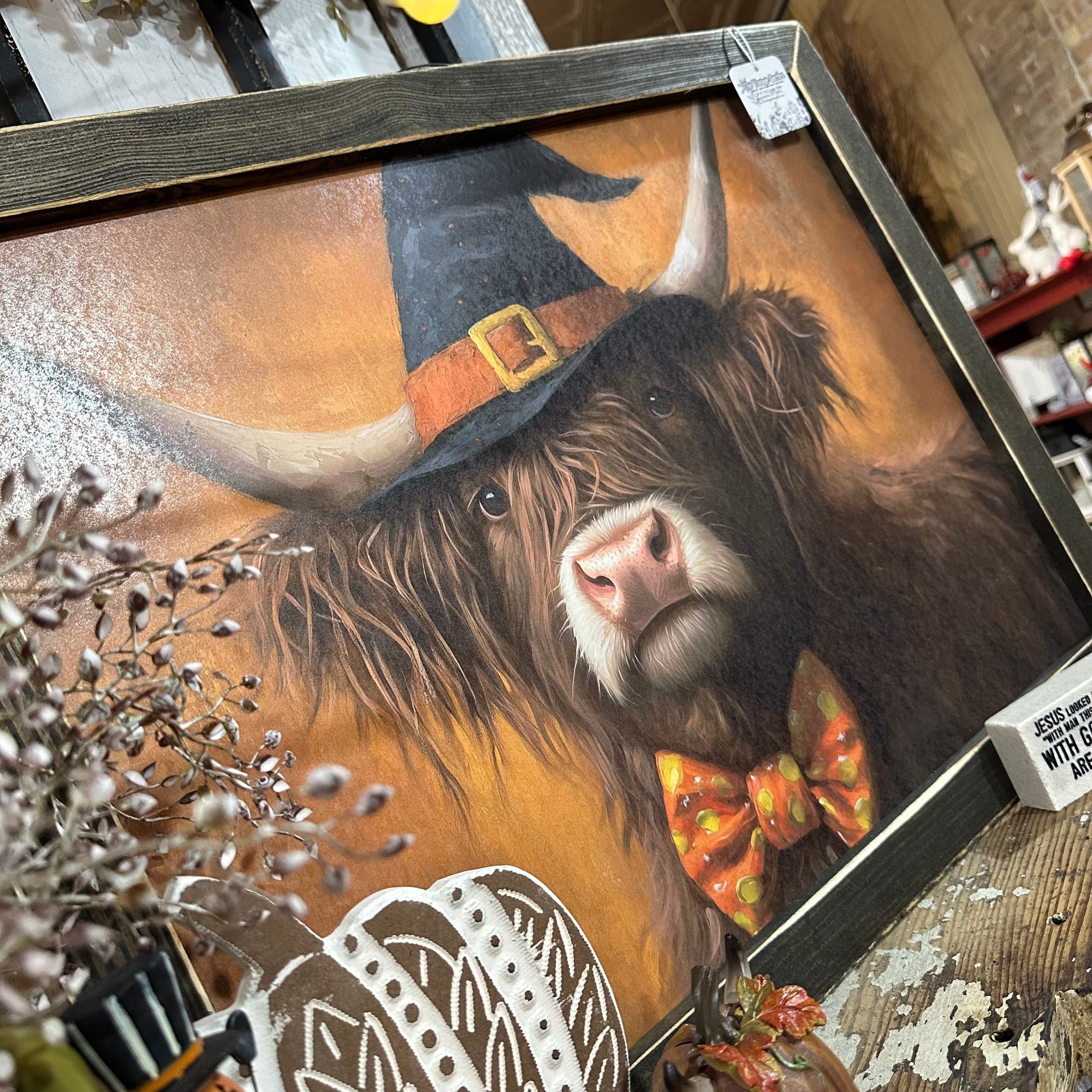 Harvest Highland Cow | Wall Art