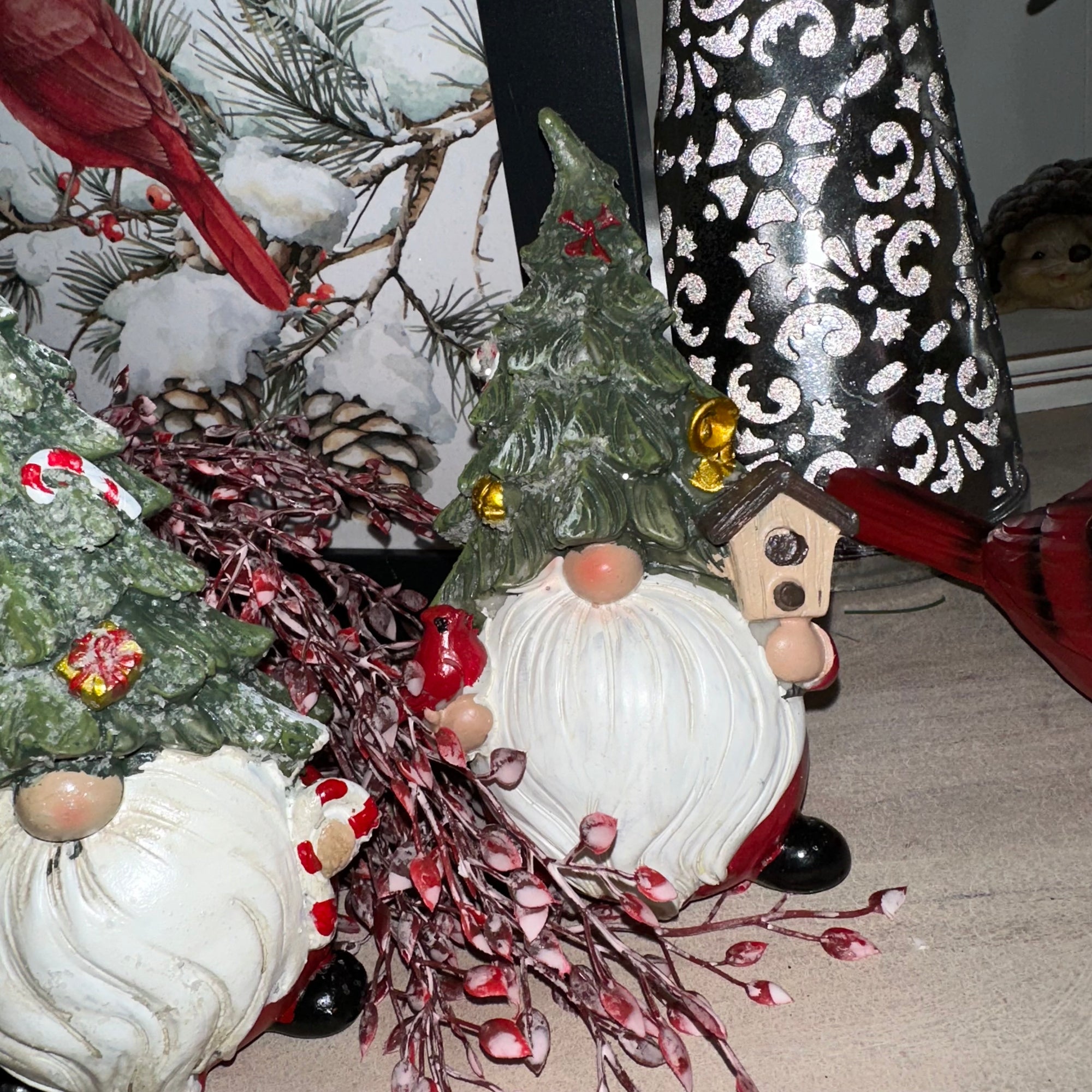 Holiday Tree Gnome | Resin | 6"