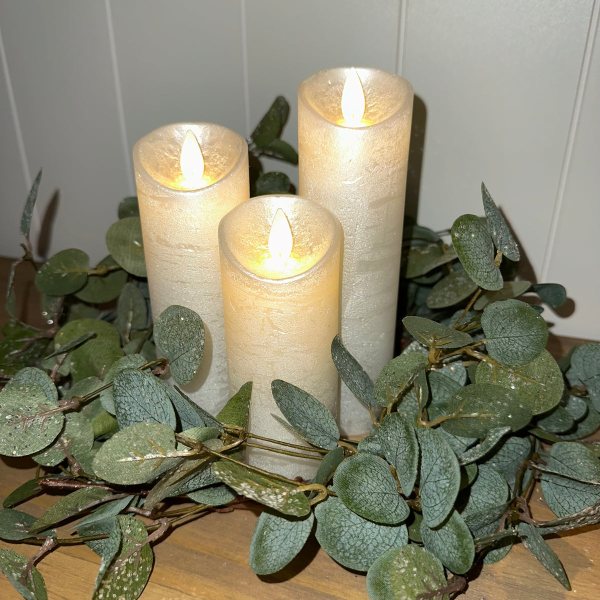 Pillar Candle | Pearl | Battery Operated