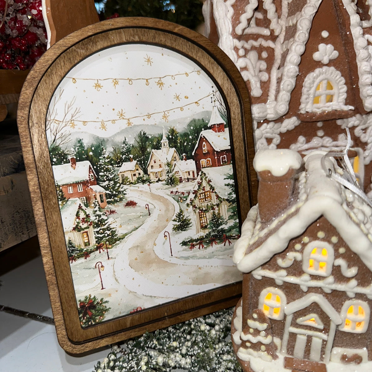 Christmas Village | Arched Art
