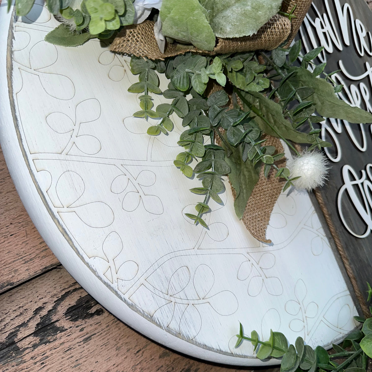 Home Sweet Home | 18&quot; Handmade Sign