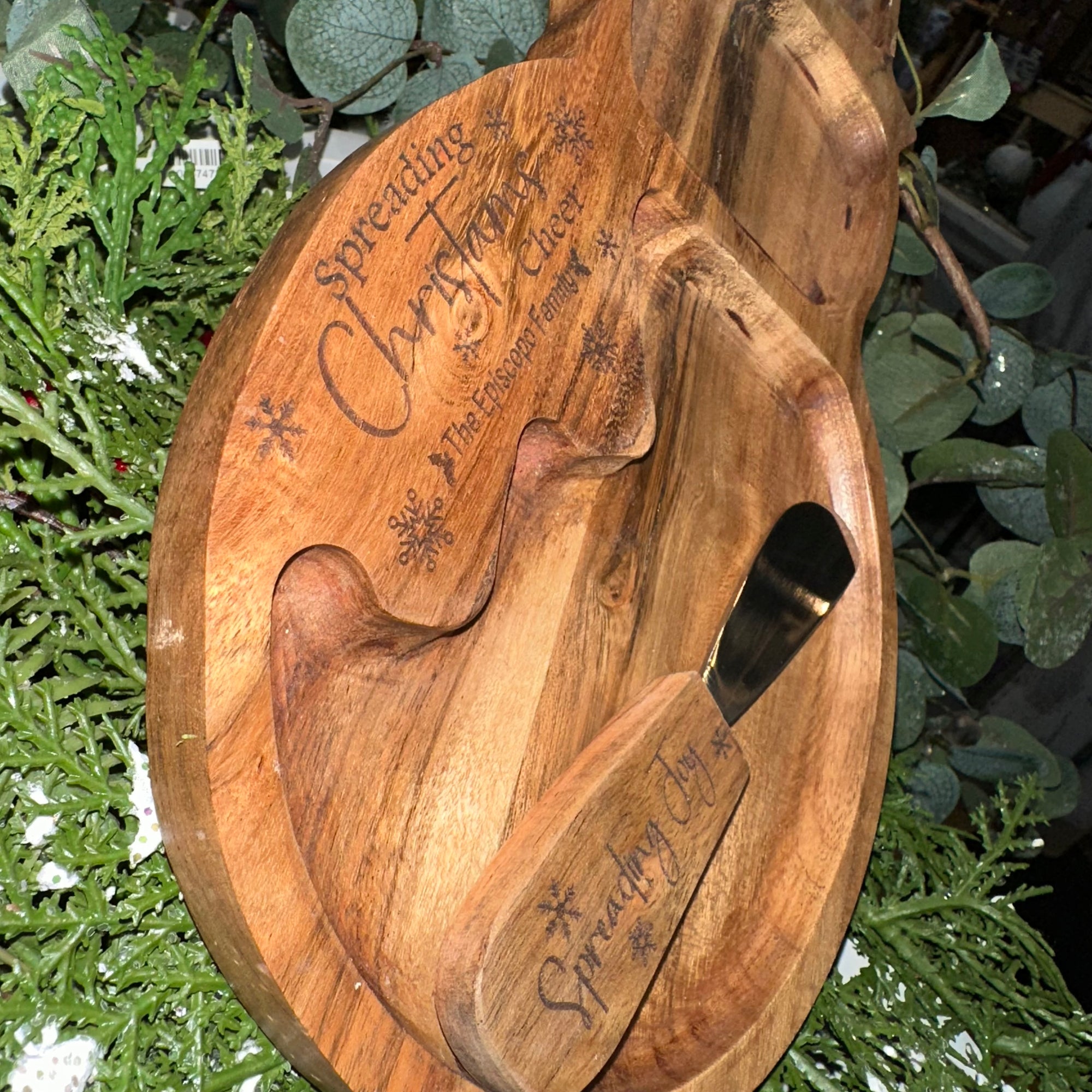 Snowman Treat Tray | Custom Engraved