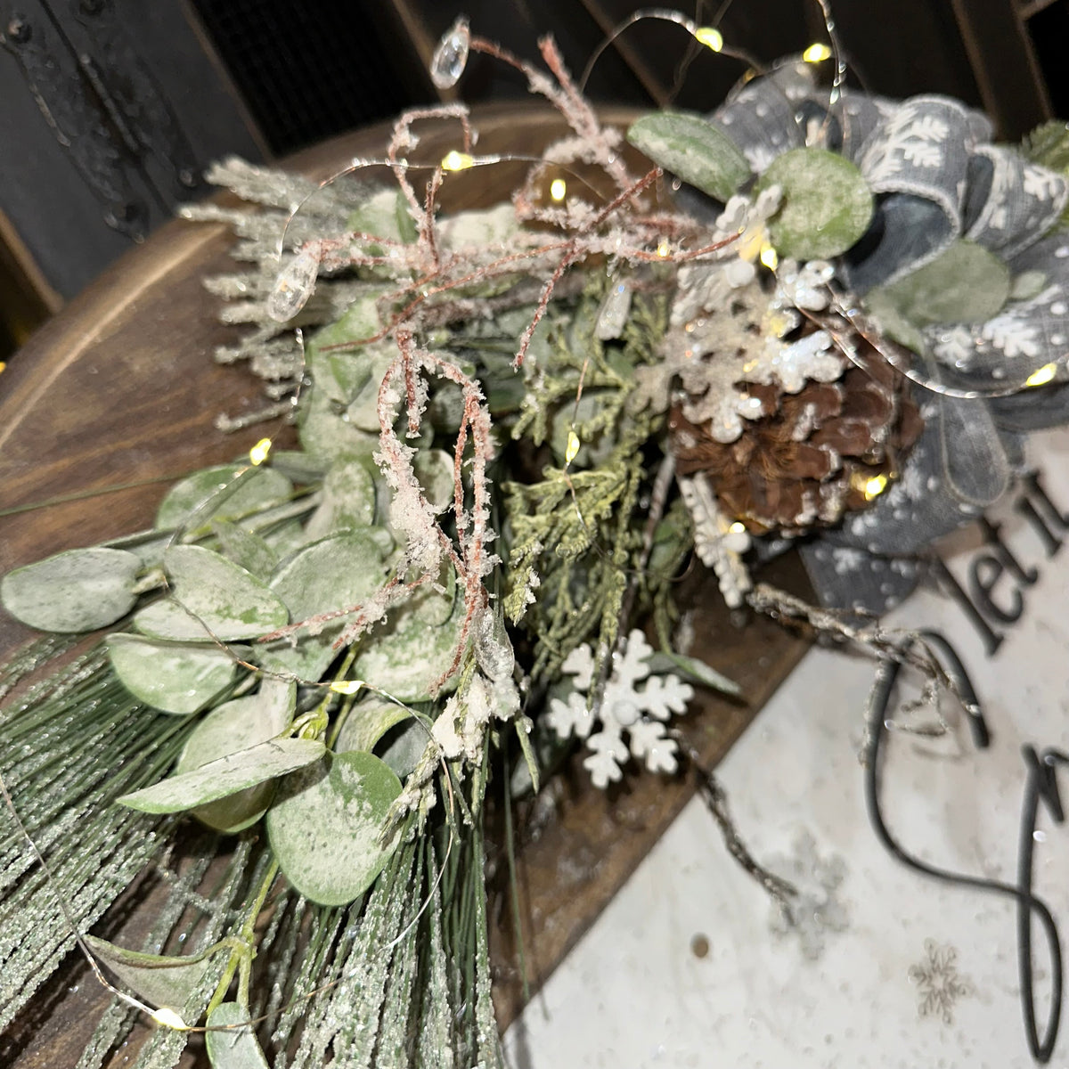 Let It Snow Snowman | 24&quot; Handmade Sign