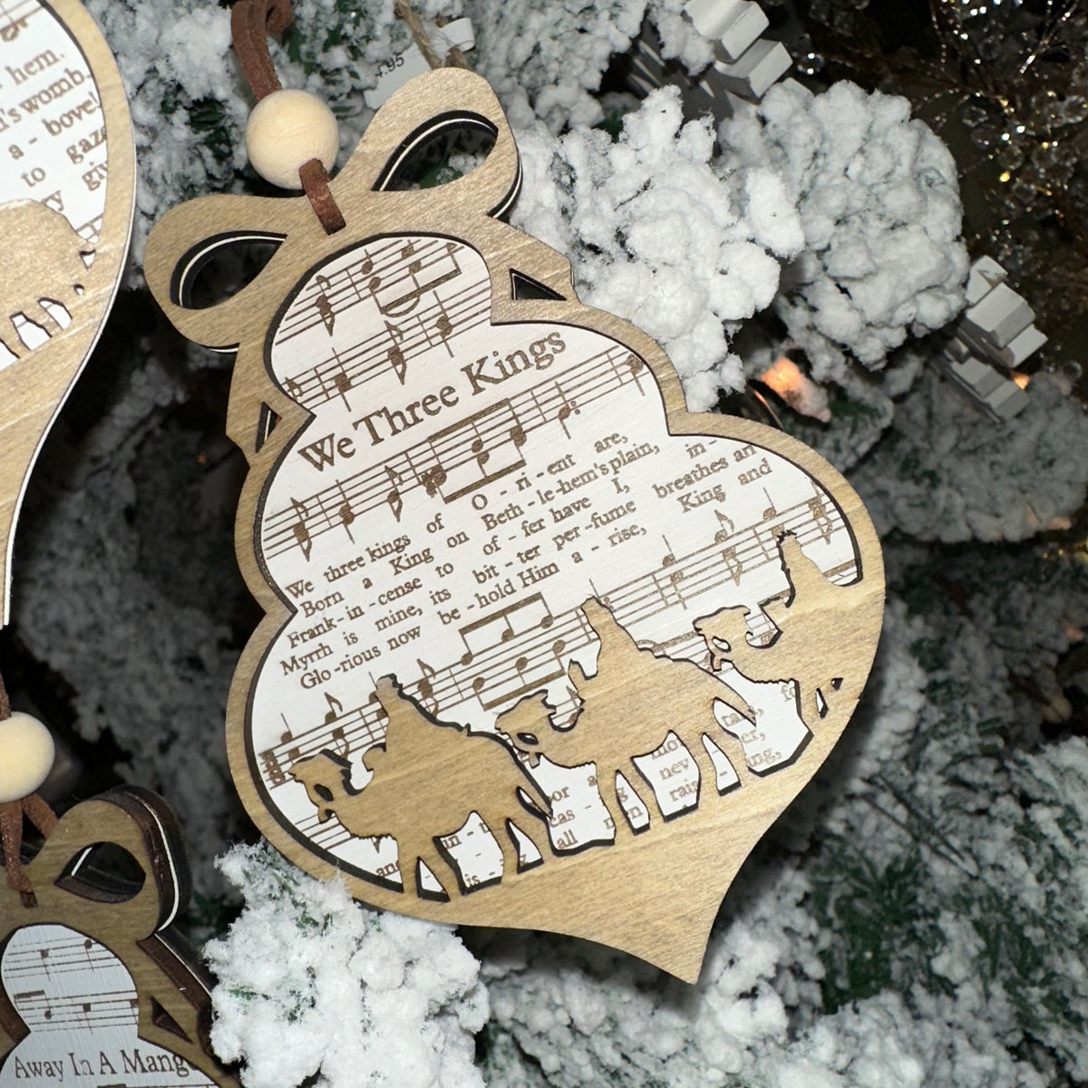 Christian Christmas Songs | Engraved Ornament