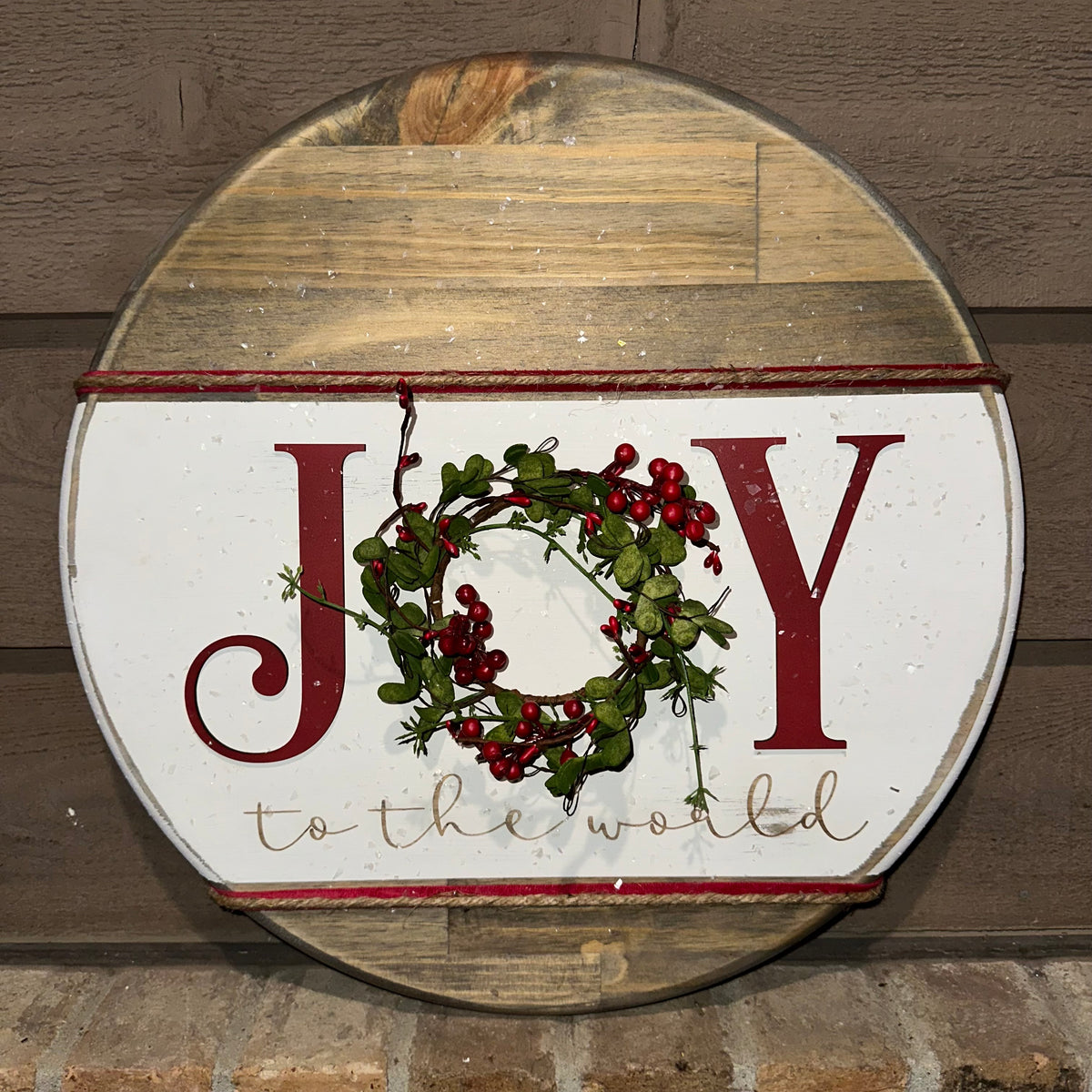 Joy to the World | 18&quot; Handmade Sign