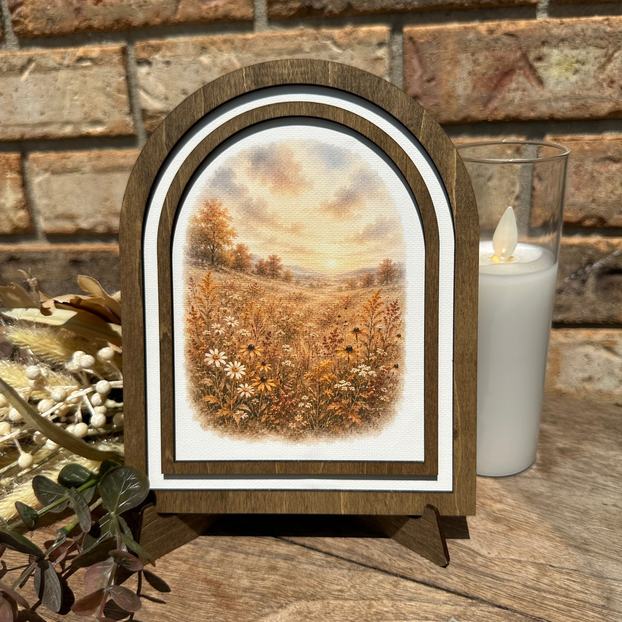 Autumn Wildflower Meadow | Canvas Artwork