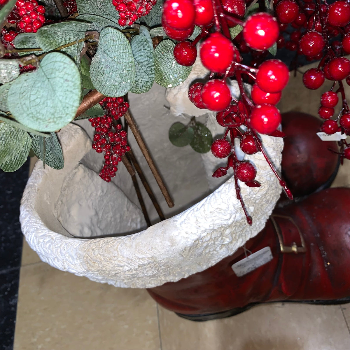 Santa Boots Vase