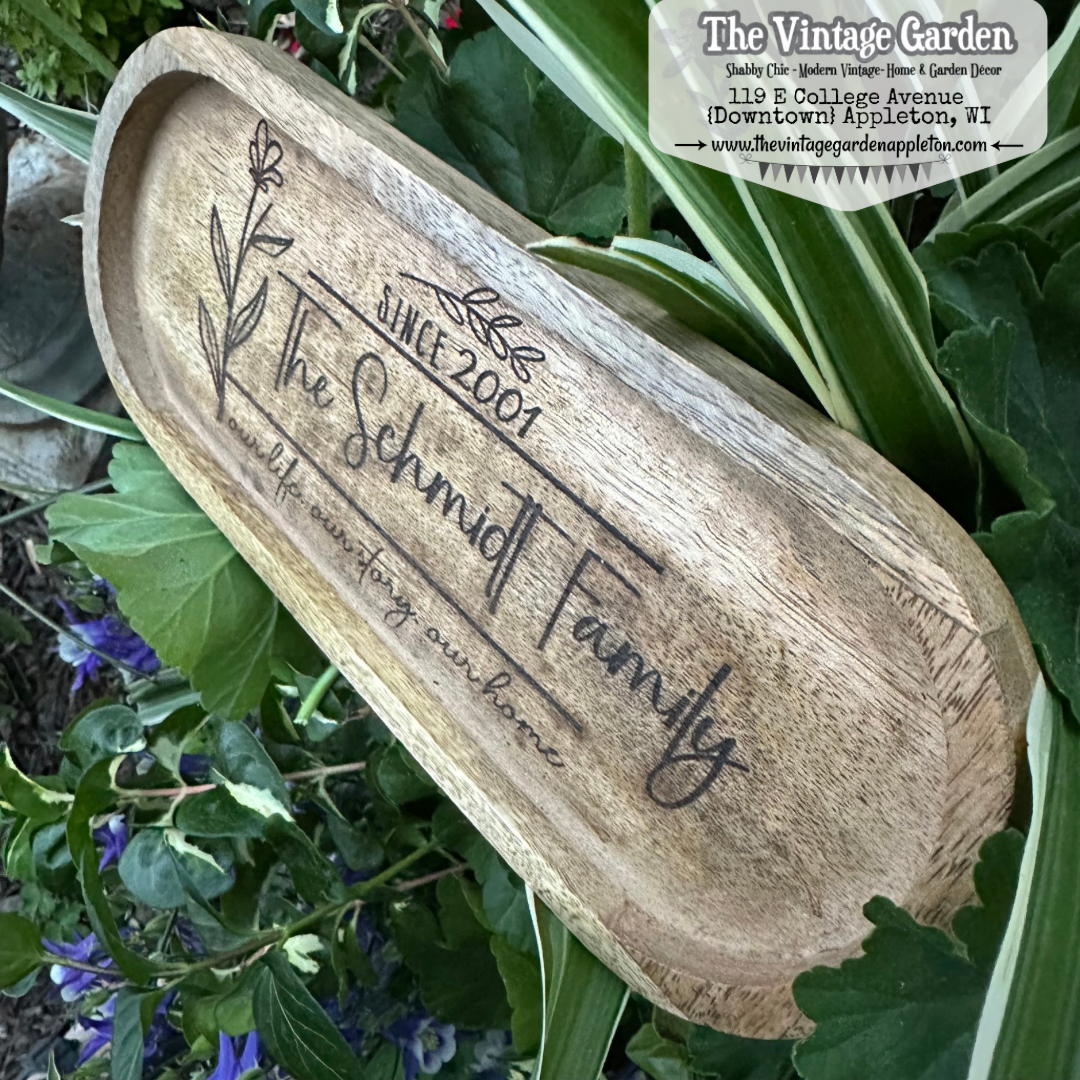 Our Life. Our Family. Our Home | Custom Wood Tray