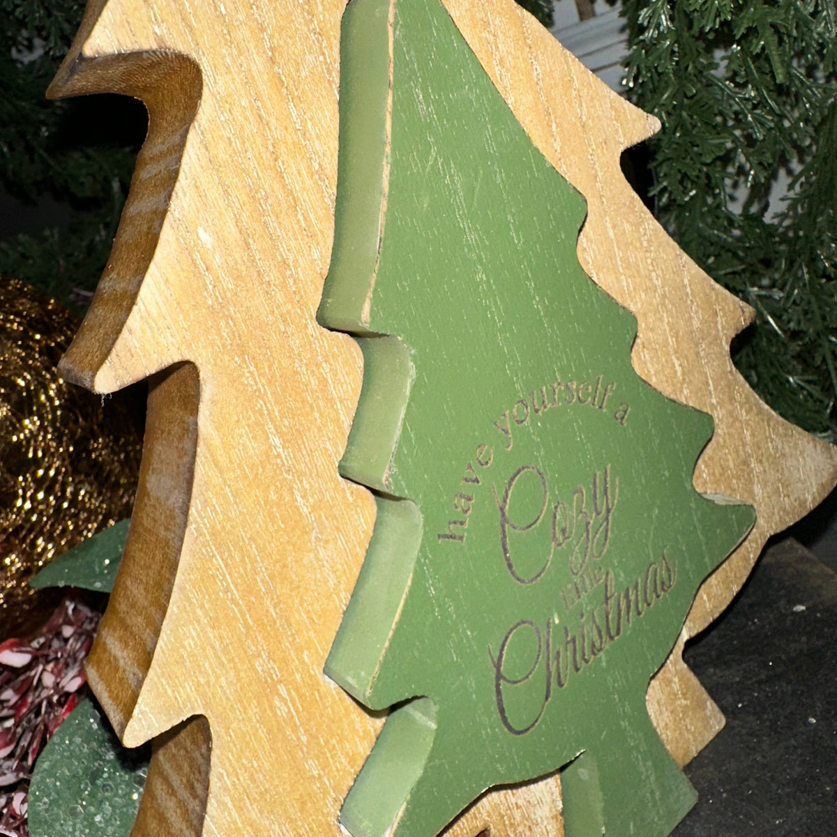 Double Winter Tree | Cozy Little Christmas