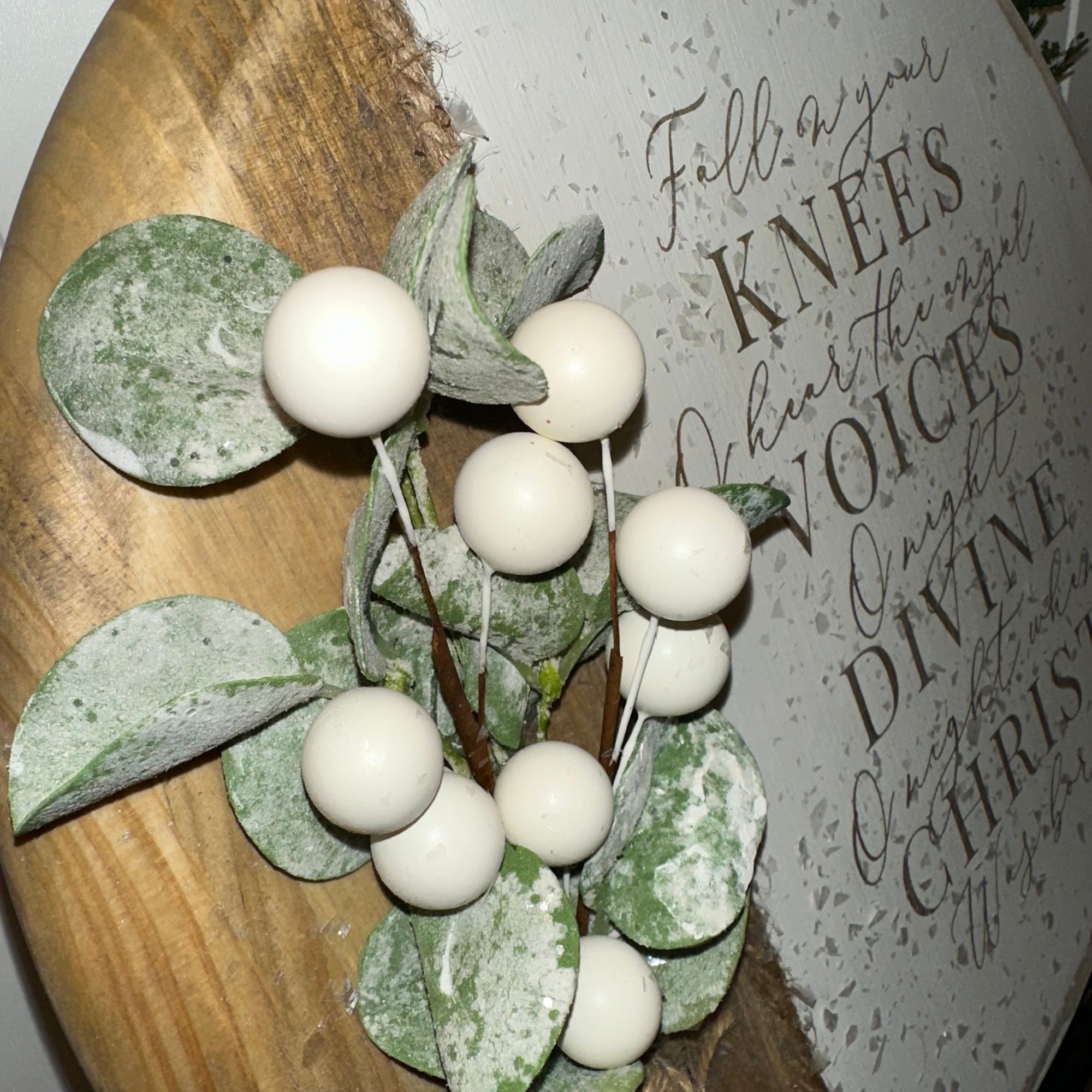 O Night Divine | 12" Handmade Sign