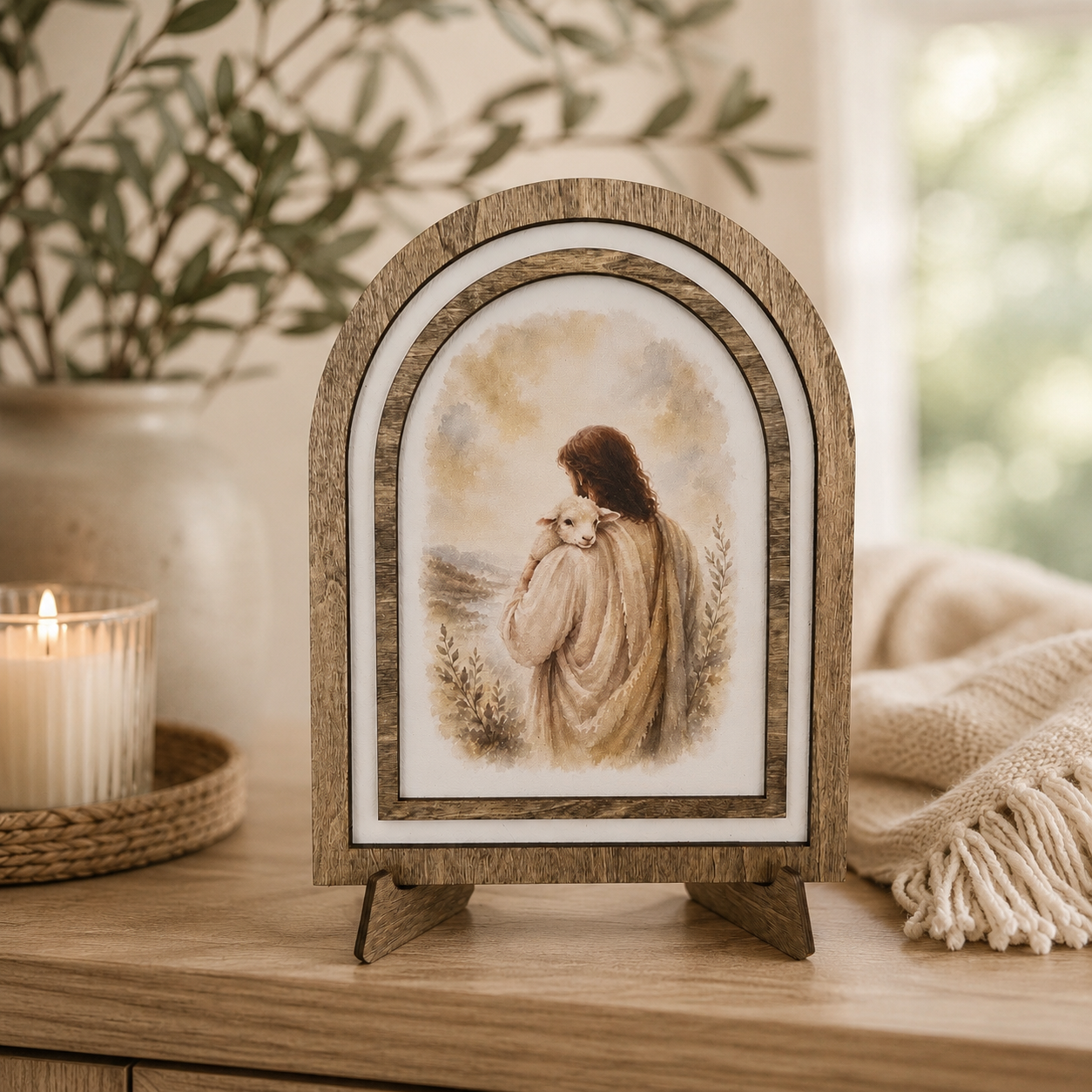 Safe in the Shepherd’s Arms | Canvas Artwork