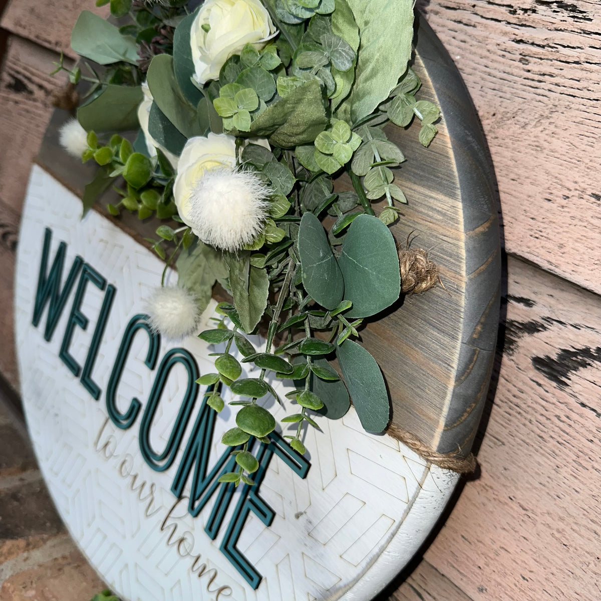Welcome to Our Home | 18&quot; Handmade Sign