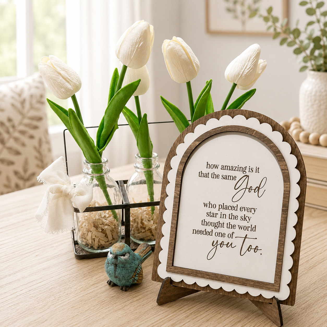 Same God Arched Sign | Christian Encouragement Gift Decor