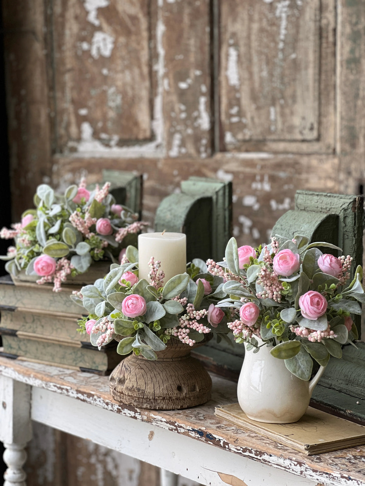 Soft Blooms &amp; Berries Bouquet | Pink | 11&quot;