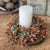 Crispin Berry Candle Ring | Pumpkin | 9"
