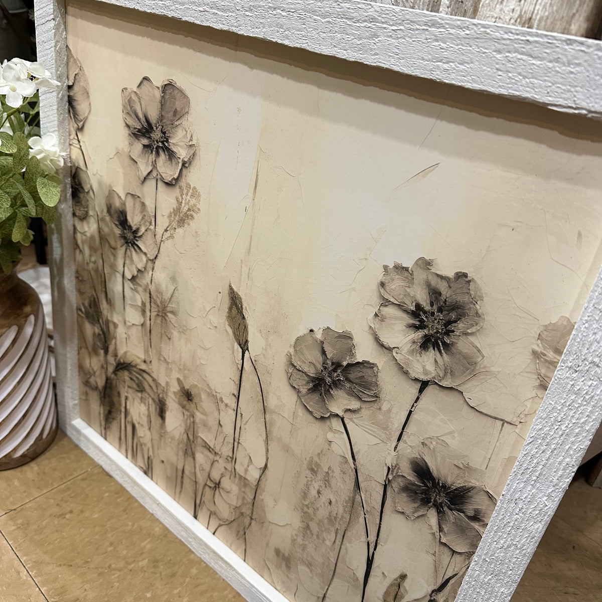 Black and White Florals | Wall Art