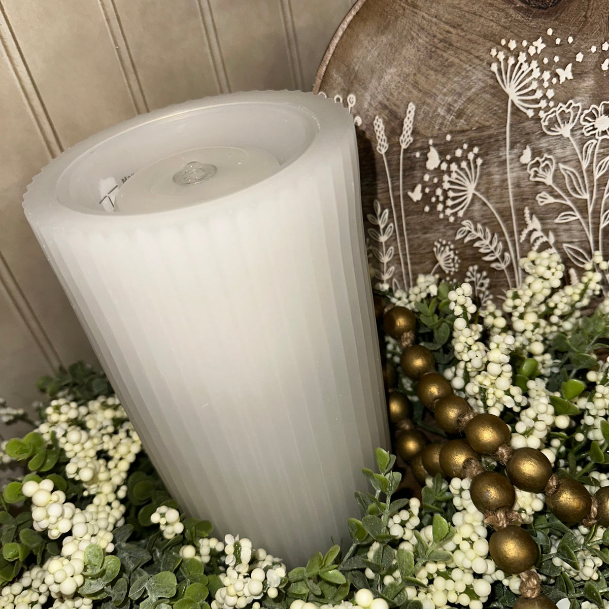 Candle Fountain | White