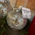 Lighted Crackle Glass Orb Ornaments | Battery Operated