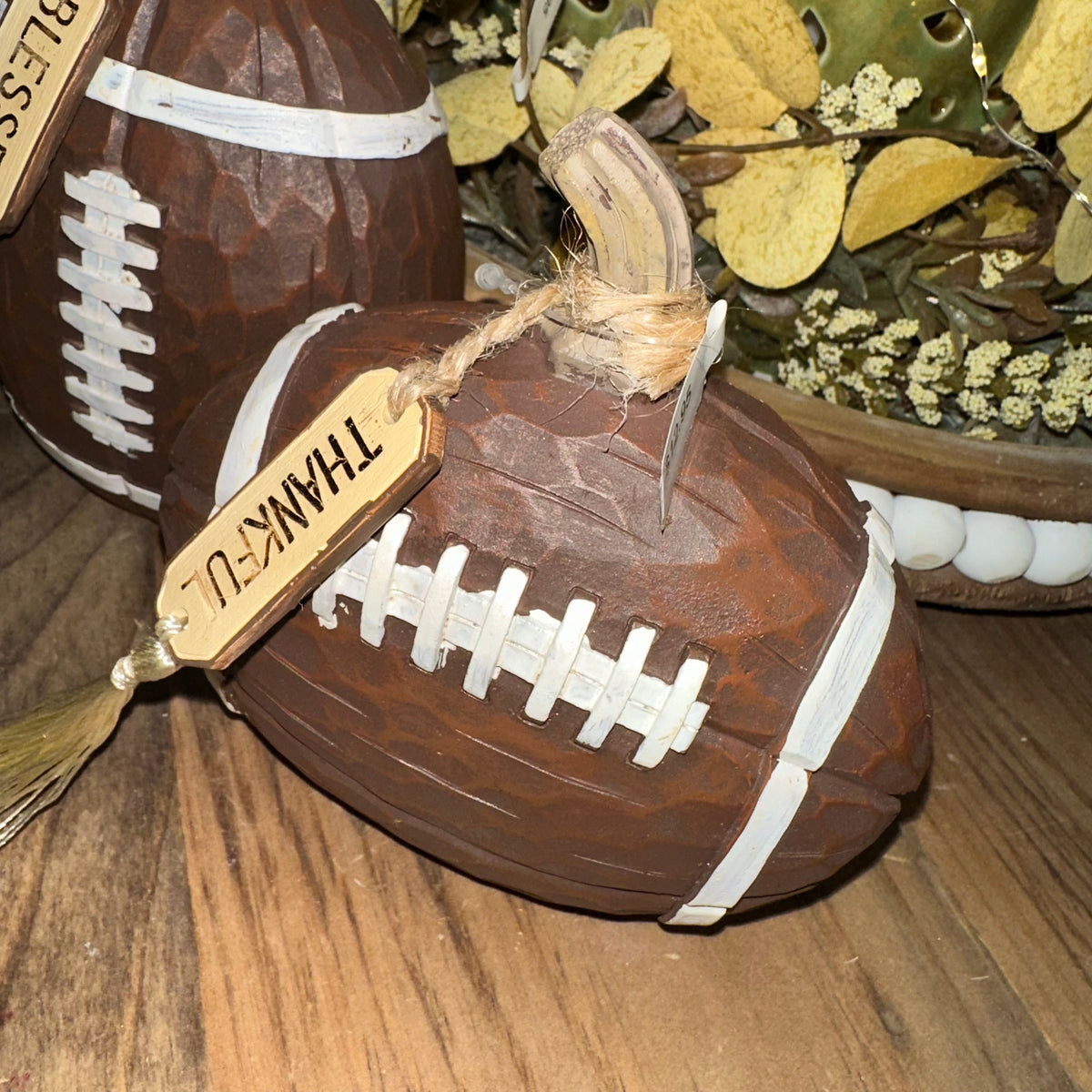 Harvest Football Pumpkin