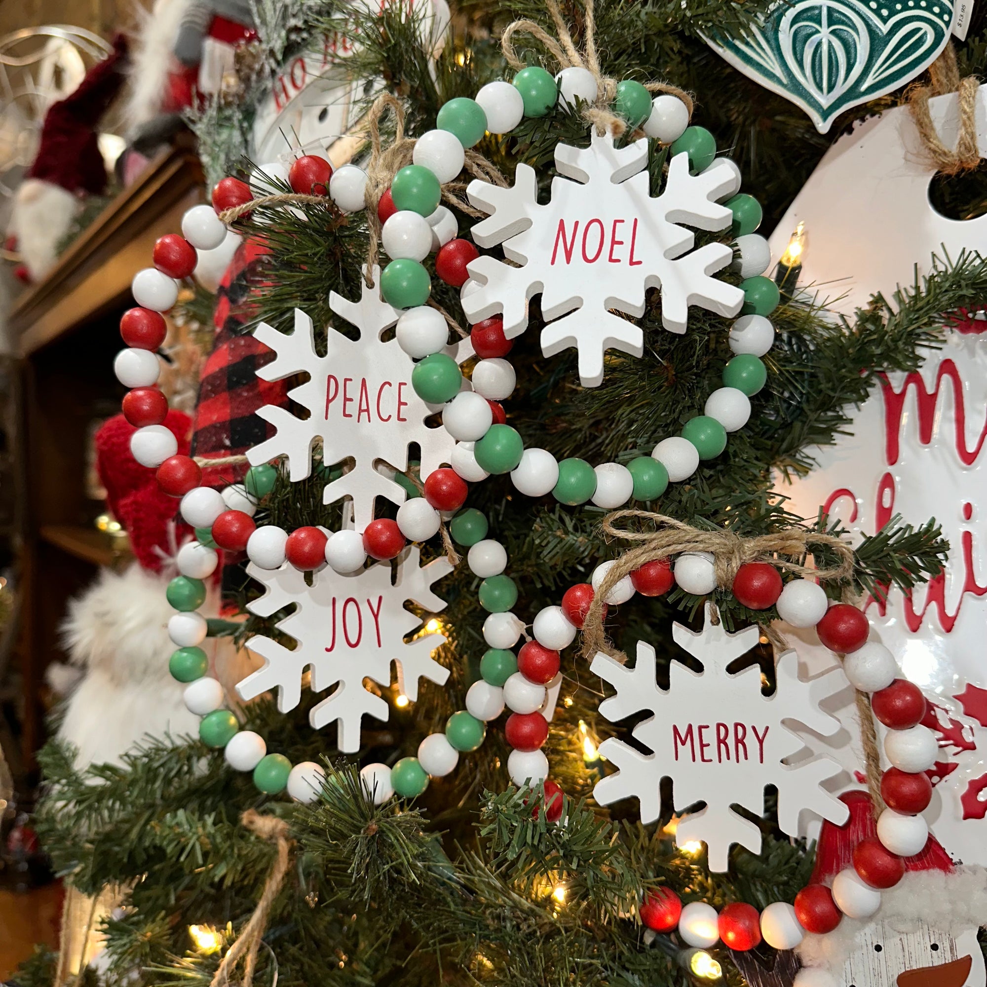 Beaded Snowflake | Ornament