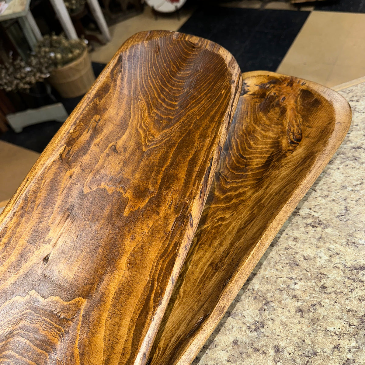 Primitive Wood Bowl | 18-20&quot;