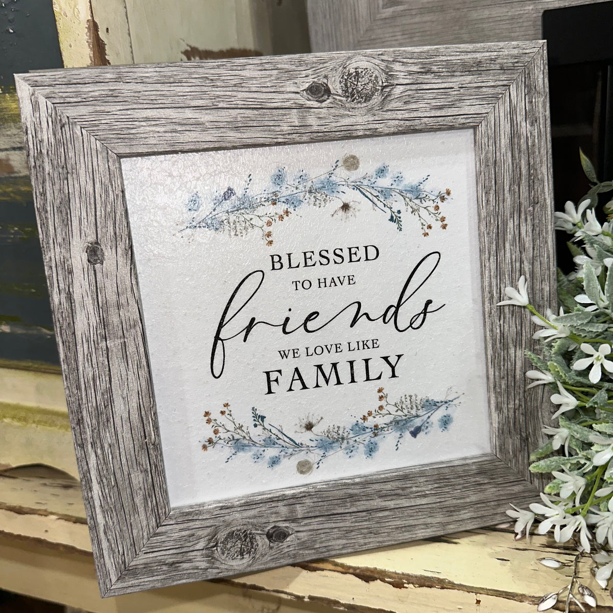 Friends We Love Like Family | Framed Art