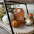 Tiered Tray Pumpkin & Candle Setting | Autumn Tabletop Display
