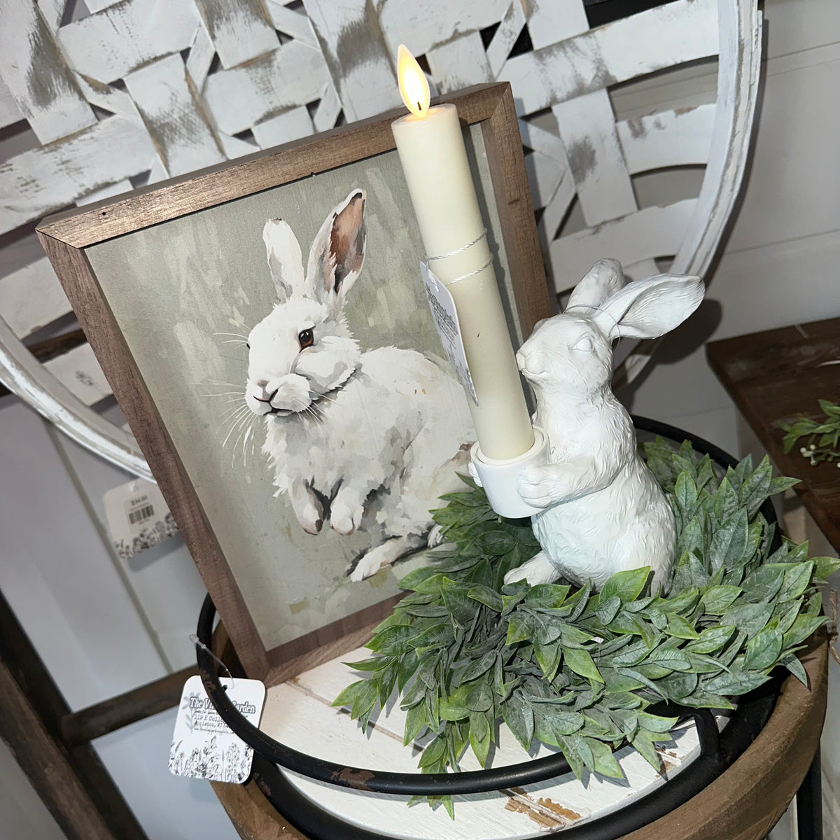 Bunny Taper Candle Holder