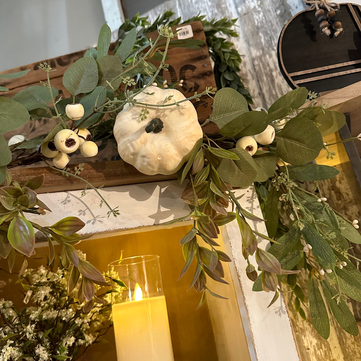 Pumpkin Eucalyptus Garland