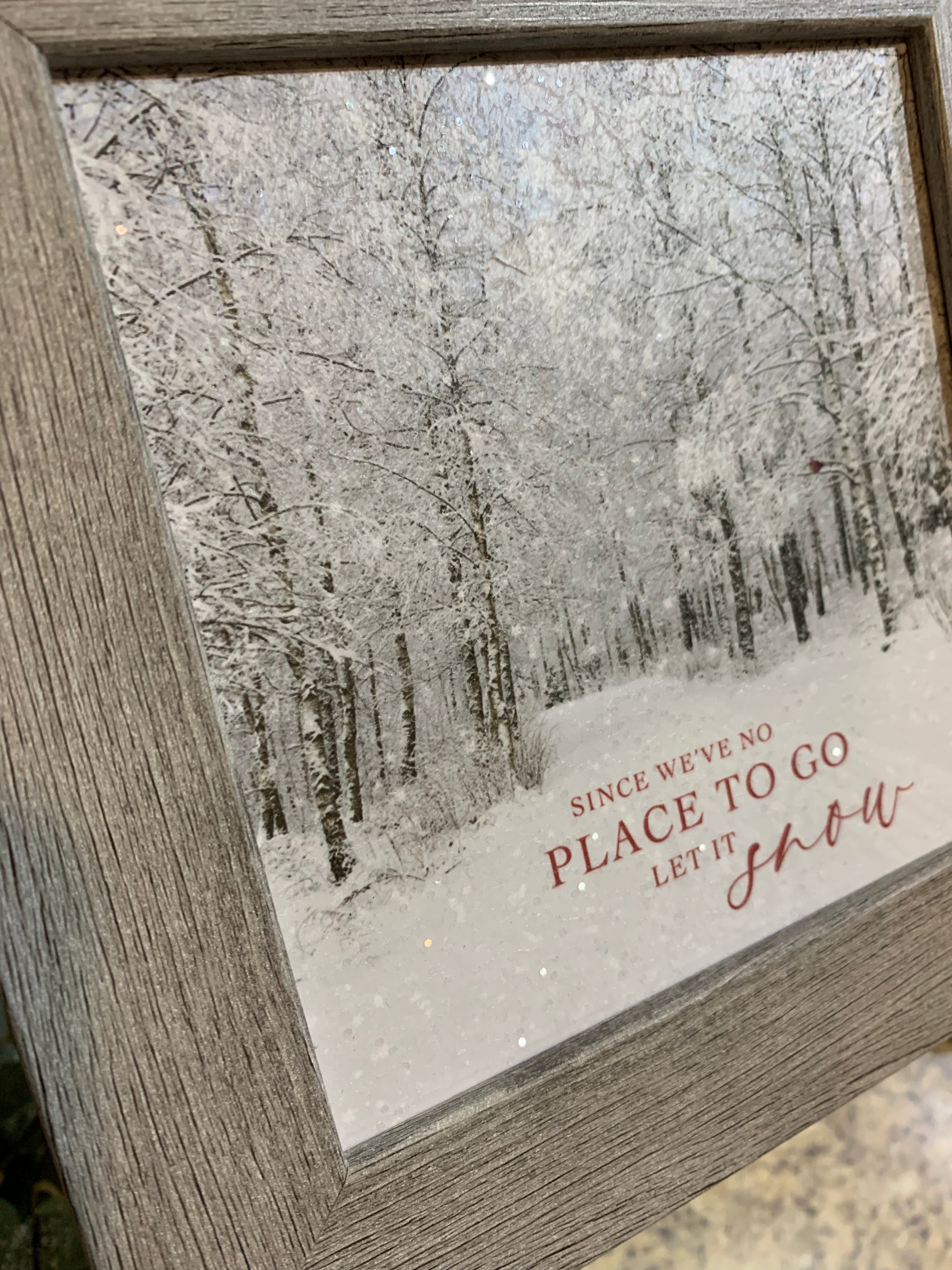 Let It Snow | Framed Art