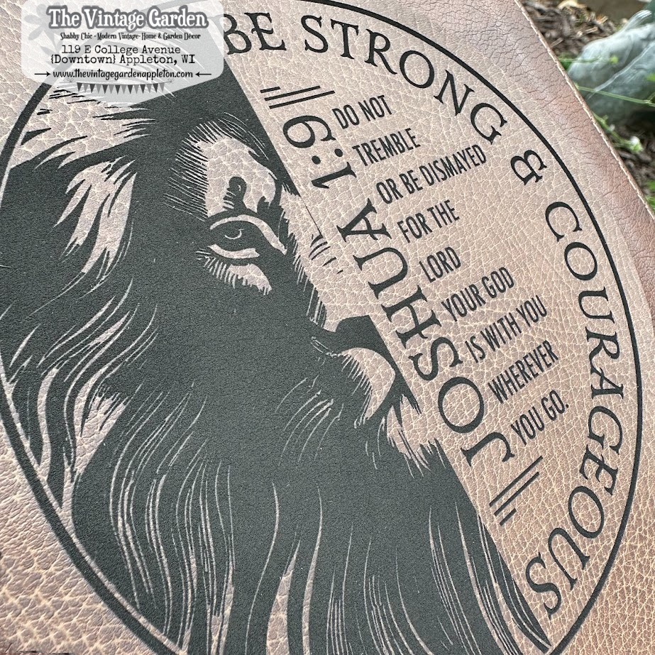 Be Strong &amp; Courageous | Joshua 1:9 | NIV Bible | Custom Engraved