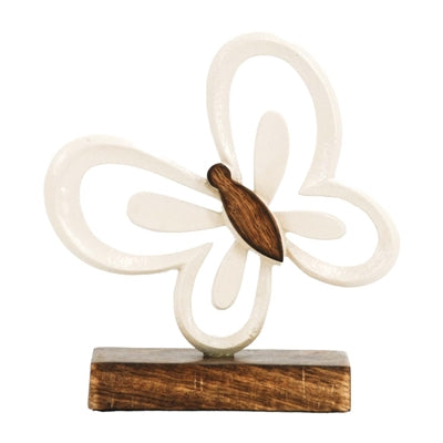 Butterfly Sitter | Wood &amp; Metal