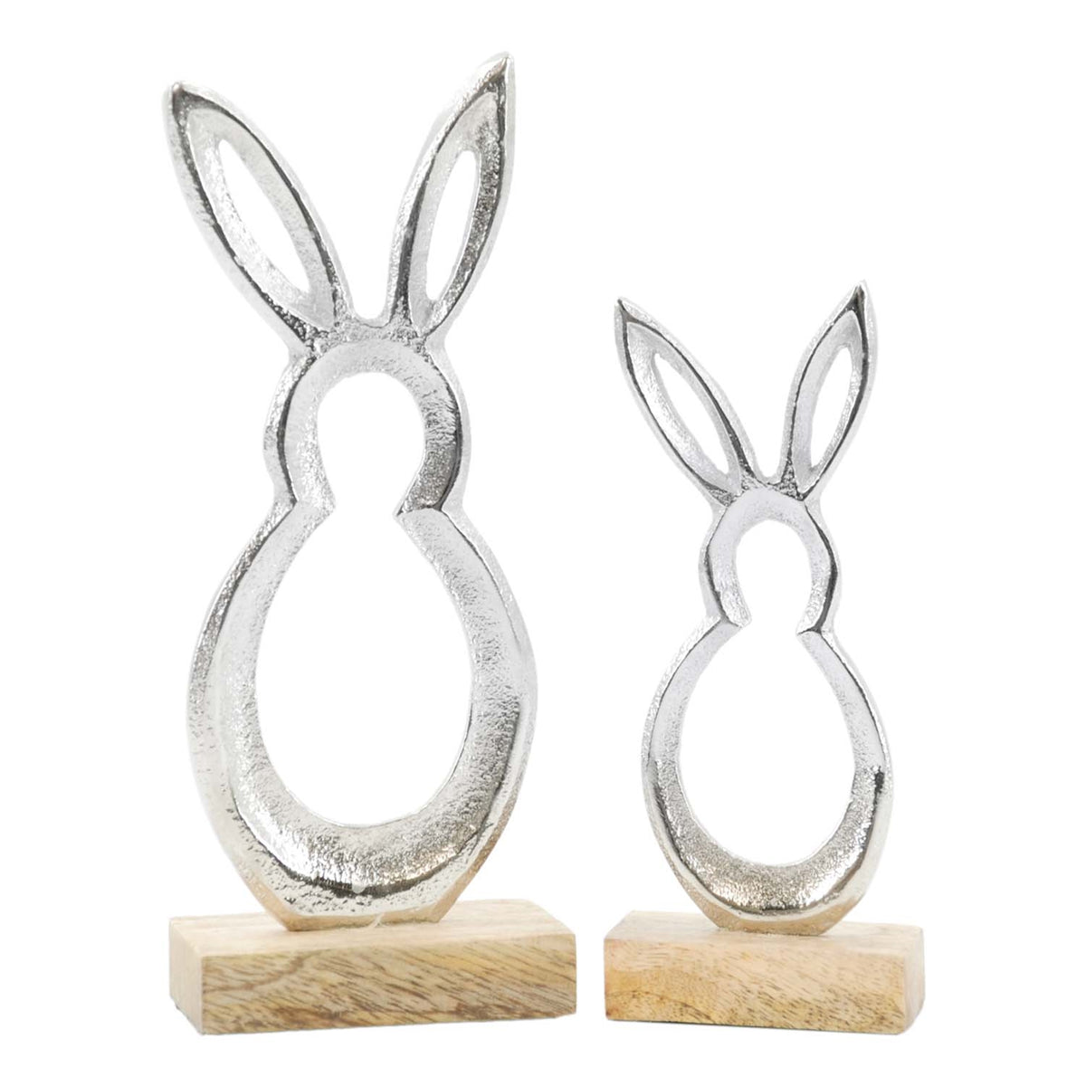 Bunny Sitter | Metal &amp; Wood