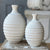 Carved Ribbed Vase | 7.5-9.5"
