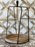 Wood & Metal Lantern | Round Base