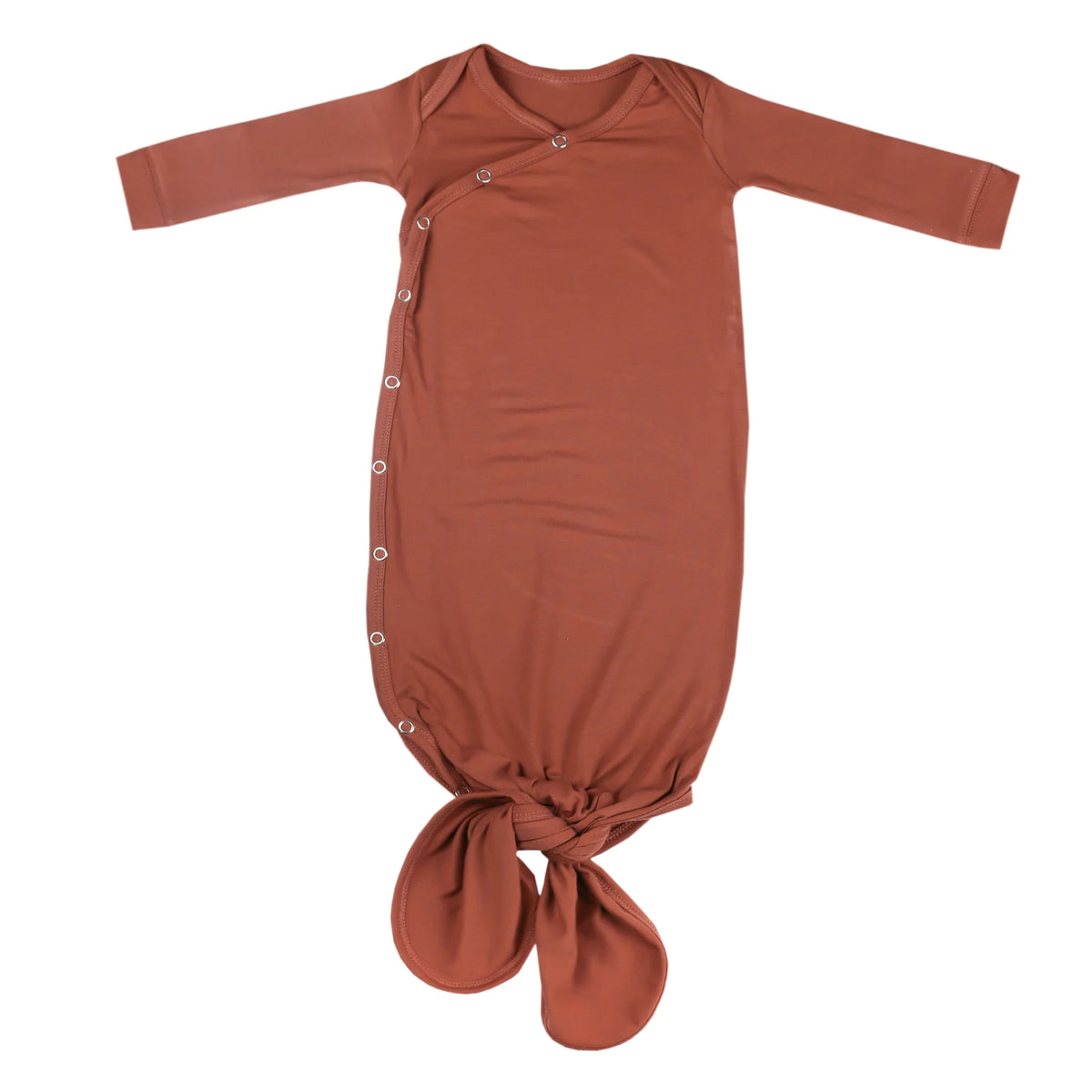 Moab | Knotted Baby Gown | Copper Pearl