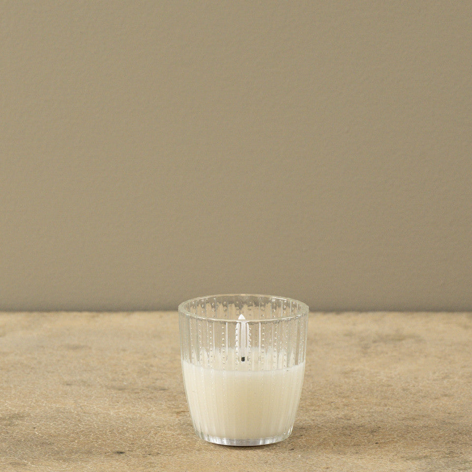 Beaded Glass Candle | Battery Operated