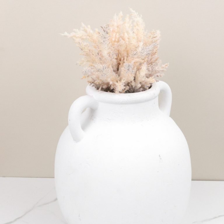 Jug Vase | White Matte | 12&quot;